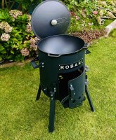 Kasan 15 Liter mit Deckel Gusseisen mit Ofen