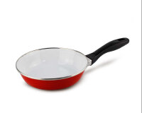 Pfanne Bratpfanne 24x5cm Metallic Red Emaille